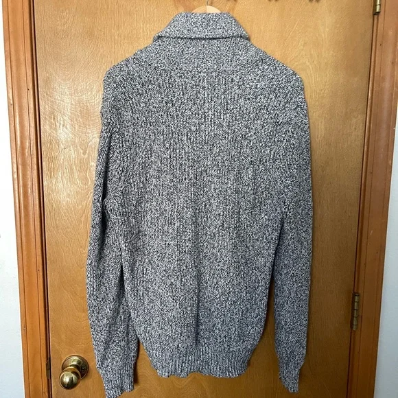 Faherty Men's Textured Gray Cardigan